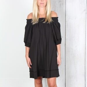 Apiece Apart Black Cotton Felina Dress in Size 2